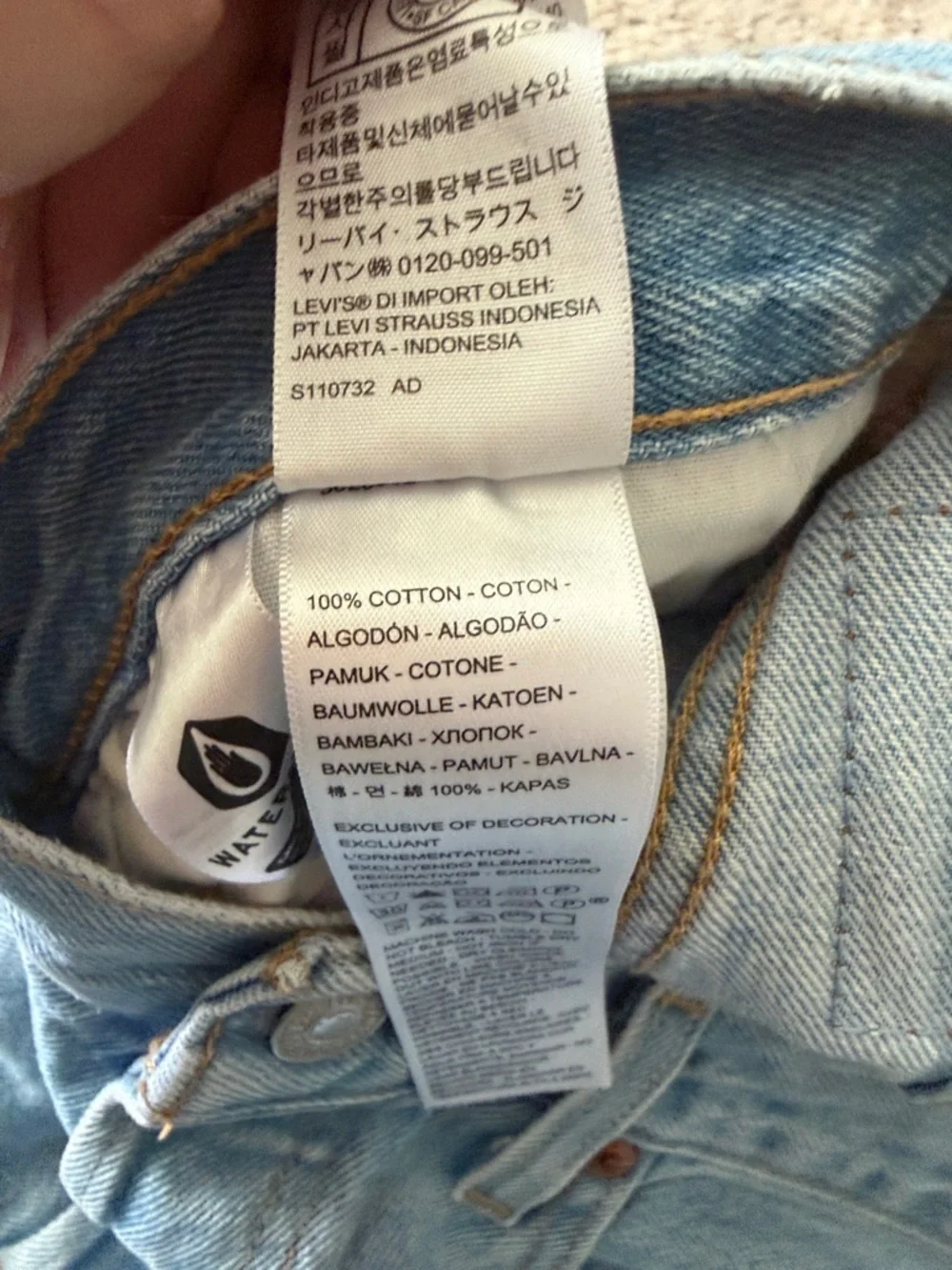 Levi's 501® premium cropped jeans